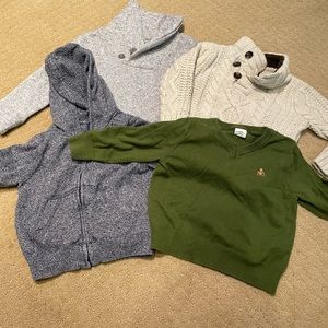 Bundle of Four Gap Toddler Boy Sweaters!
